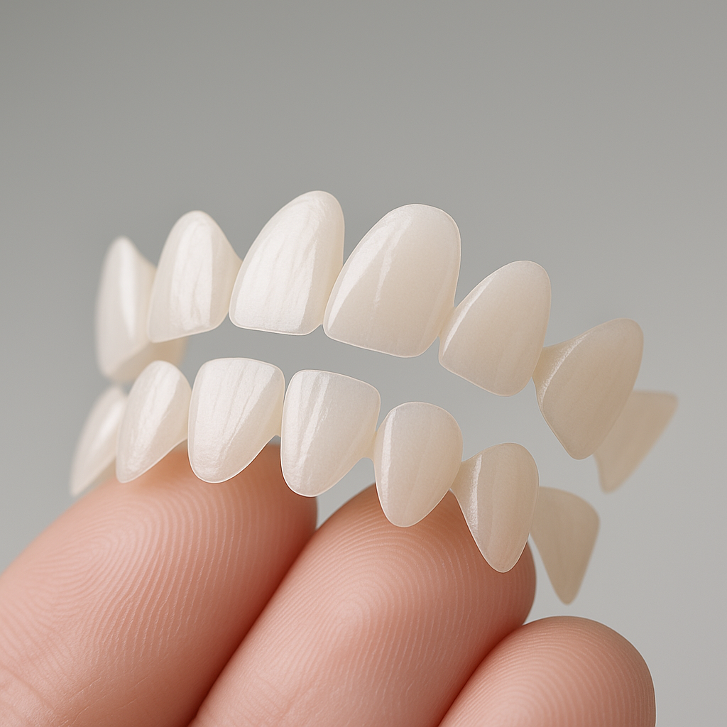 Zero prep 3D printed veneers