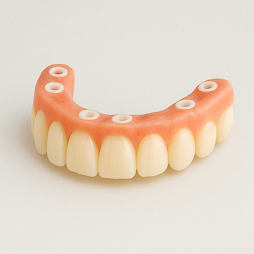 Full Arch Implant Bridge: Zirconia (12 units)